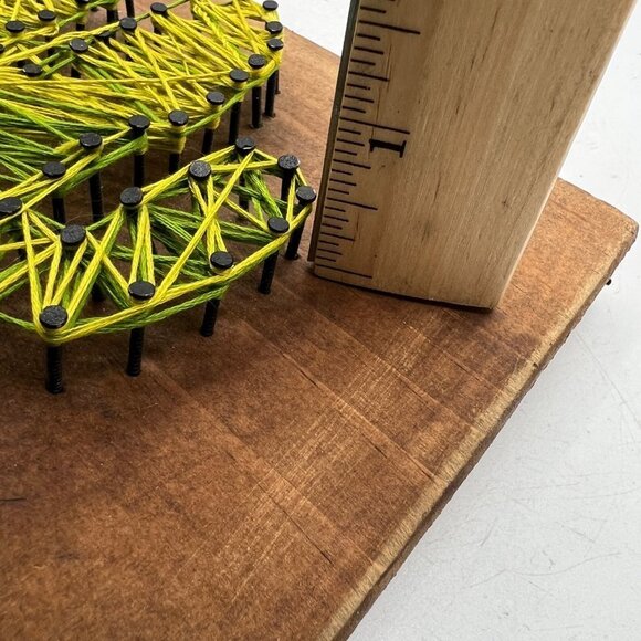 String Nail Art Cactus Desert Theme Home wall Decor Table Top Piece succulent - Picture 11 of 11